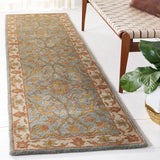 Safavieh Heritage 2'-3" x 8'-0" Rug in Light Blue / Ivory