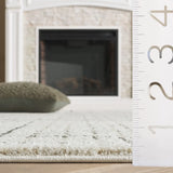 Safavieh Northport 4'-0" x 6'-0" Rug in Ivory / Charcoal