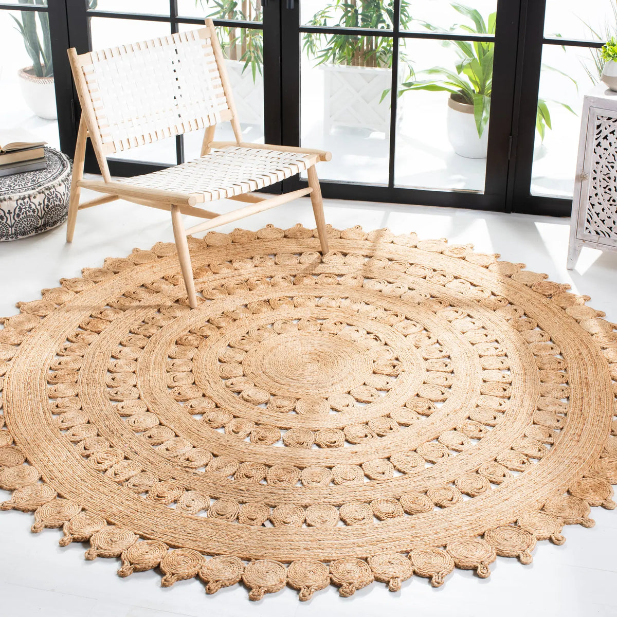 Safavieh Natural Fiber 10'-0" x 10'-0" Rug in Natural