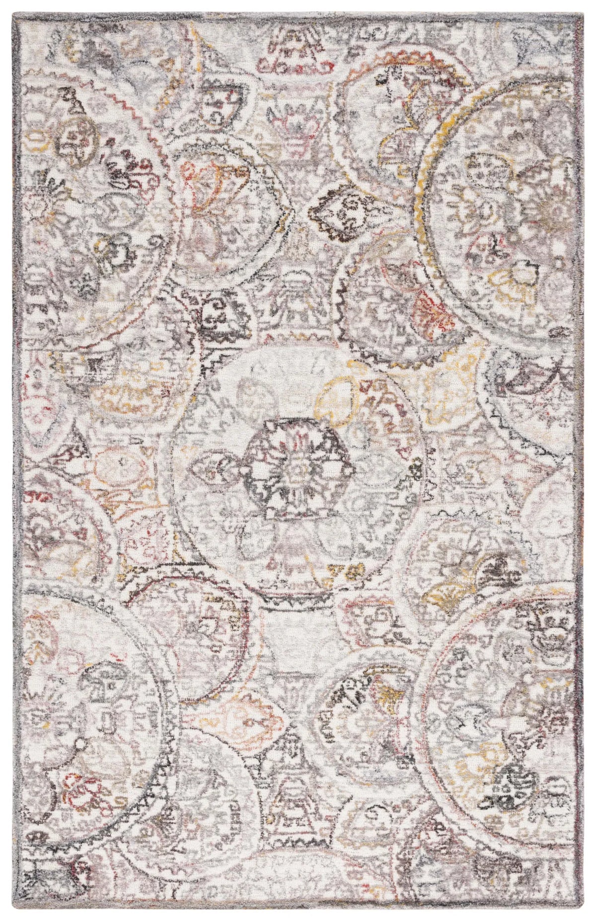 Safavieh Metro 4'-0" x 6'-0" Rug in Ivory / Red