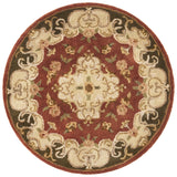 Safavieh Classic 3'-6" x 3'-6" Rug in Rust / Green
