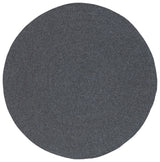 Safavieh Braided 5'-0" x 5'-0" Rug in Black