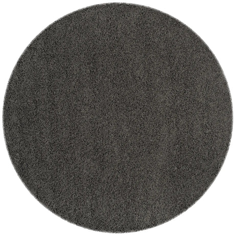 Safavieh Sga-Athens Shag 6'-7" x 6'-7" Rug in Dark Grey