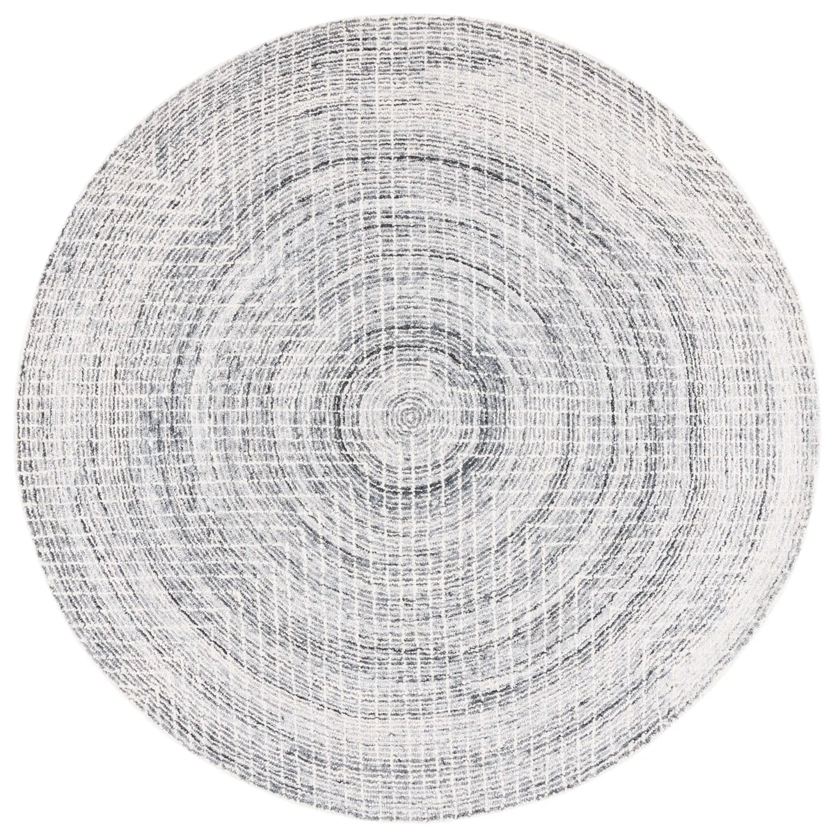 Safavieh Abstract 6'-0" x 6'-0" Rug in Black / Ivory