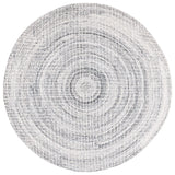 Safavieh Abstract 6'-0" x 6'-0" Rug in Black / Ivory