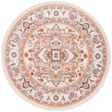 Safavieh Cabana 6'-7" x 6'-7" Rug in Beige / Orange