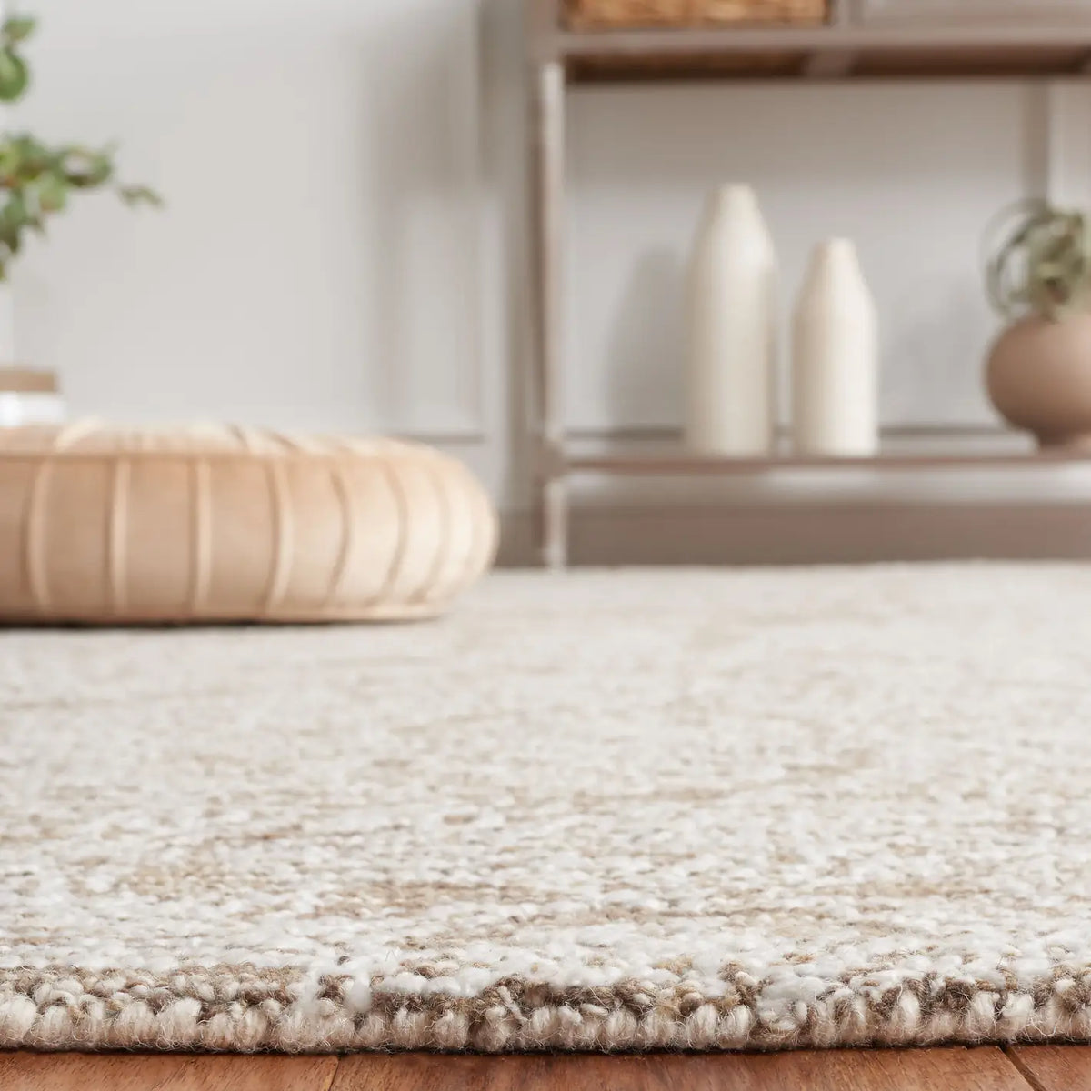 Safavieh Ebony 4'-0" x 6'-0" Rug in Brown / Ivory