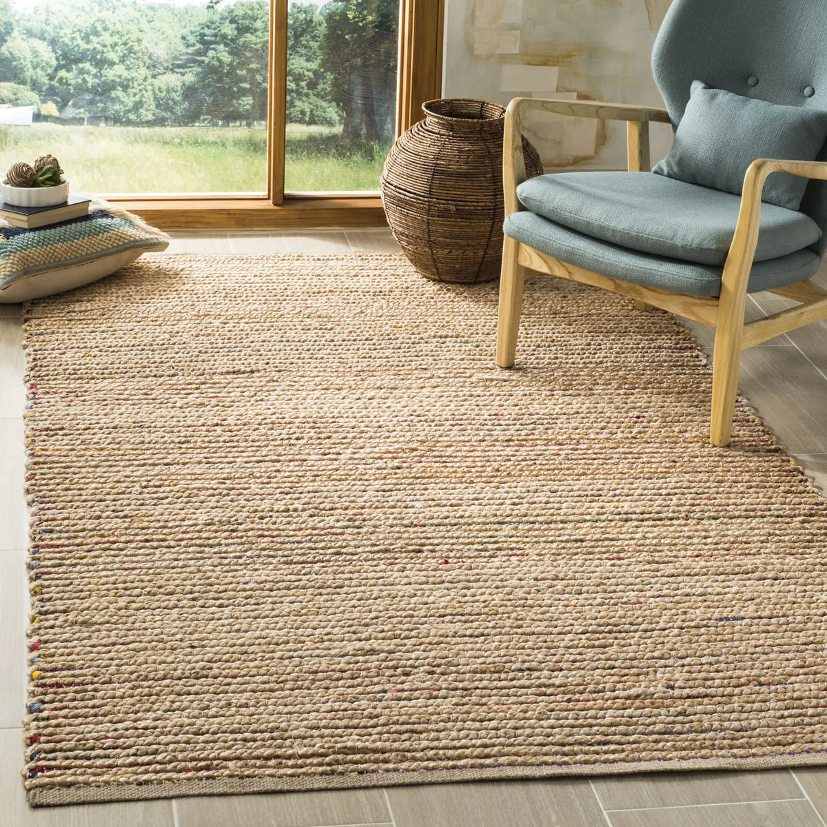 Safavieh Cape Cod 4'-0" x 6'-0" Rug in Natural / Multi