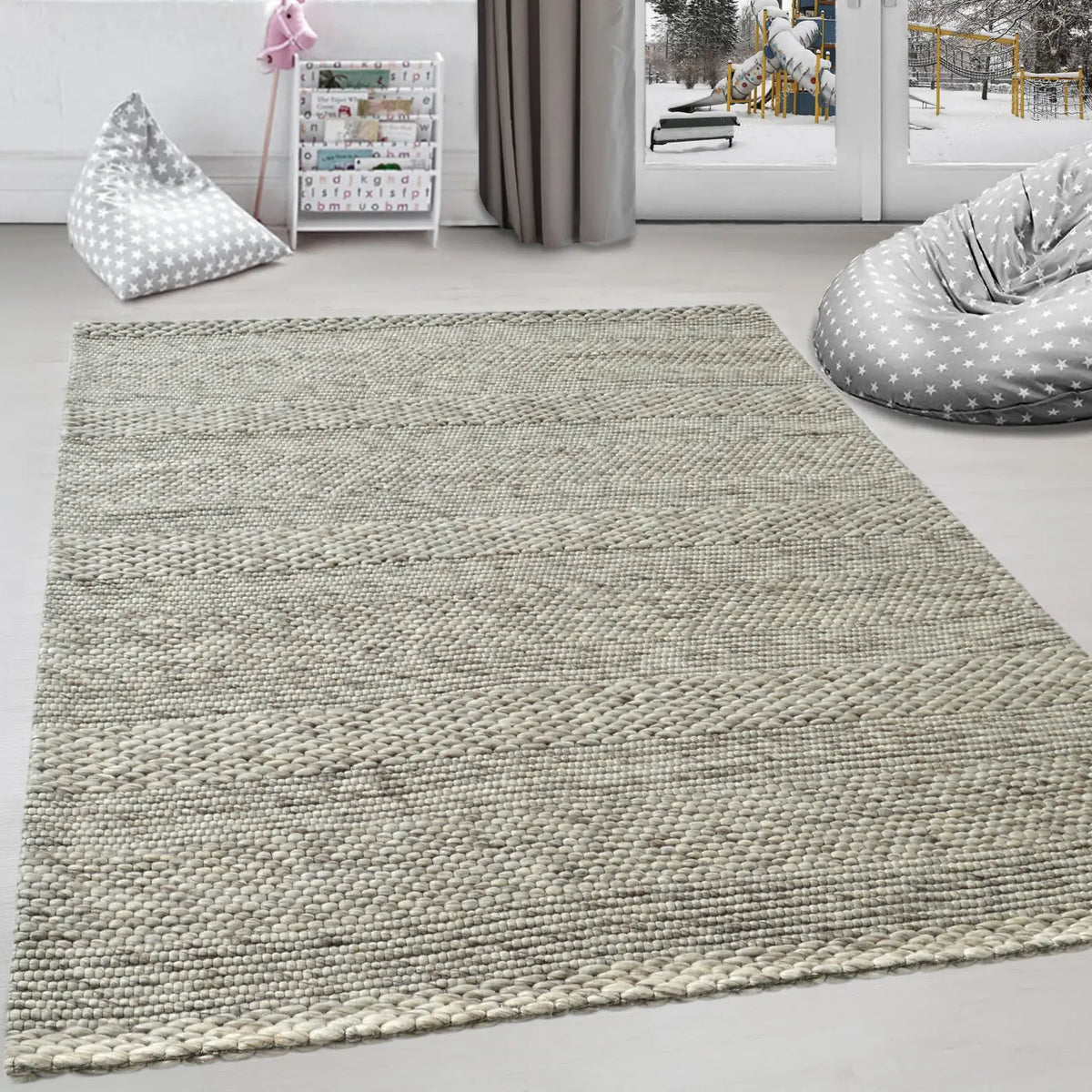 Dynamic Rugs Grove 6212 Natural Grey Rugs - Room