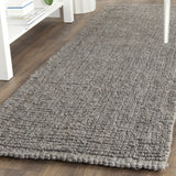 Safavieh Natural Fiber 2'-6" x 10'-0" Rug in Light Grey