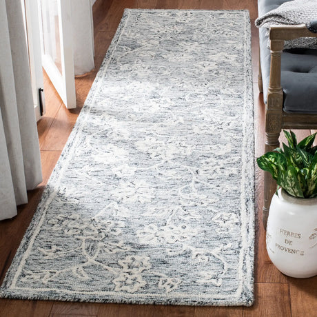 Safavieh Capri 2'-3" x 9'-0" Rug in Blue / Ivory