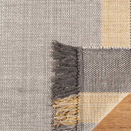 Safavieh Montauk 5'-0" x 8'-0" Rug in Mustard / Grey