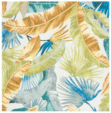 Safavieh Barbados 500 6'-6" x 6'-6" Rug in Gold / Green