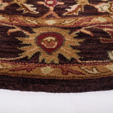 Safavieh Antiquity 6'-0" x 6'-0" Rug in Dark Plum / Gold