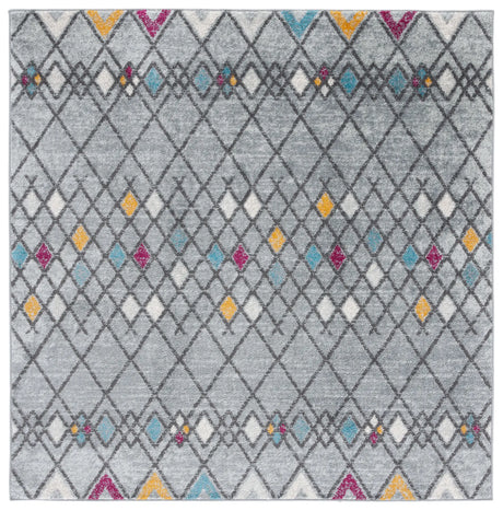 Safavieh Amsterdam 6'-7" x 6'-7" Rug in Grey / Light Grey