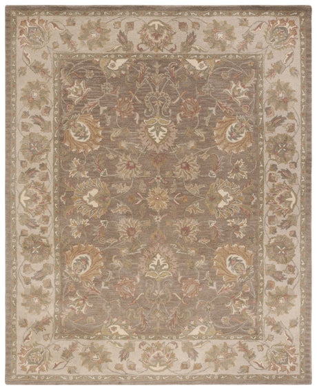Safavieh Heritage 9'-6" x 13'-6" Rug in Brown / Ivory