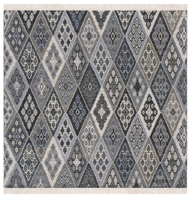 Safavieh Kilim 6'-0" x 6'-0" Rug in Black / Grey
