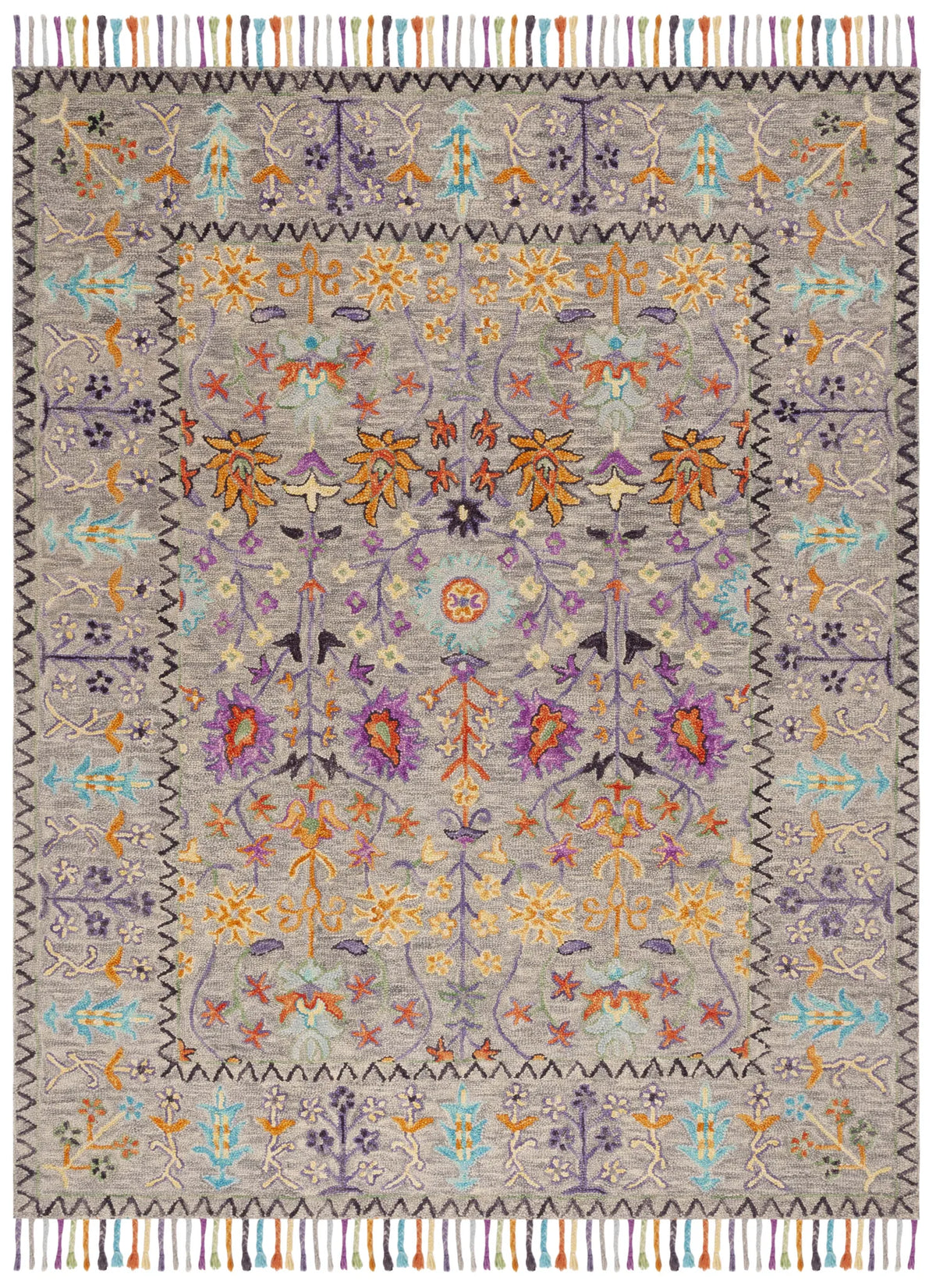 Safavieh Blossom 10'-0" x 14'-0" Rug in Grey / Multi
