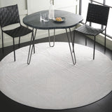 Safavieh Kingston 6'-7" x 6'-7" Rug in Ivory / Light Grey
