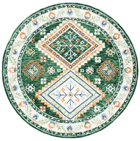 Safavieh Aspen 7'-0" x 7'-0" Rug in Green / Ivory