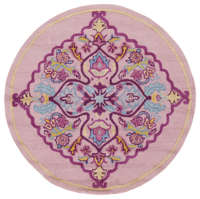 Safavieh Bellagio 5'-0" x 5'-0" Rug in Pink / Multi
