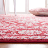 Safavieh Brentwood 4'-0" x 6'-0" Rug in Red / Ivory