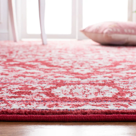 Safavieh Brentwood 4'-0" x 6'-0" Rug in Red / Ivory
