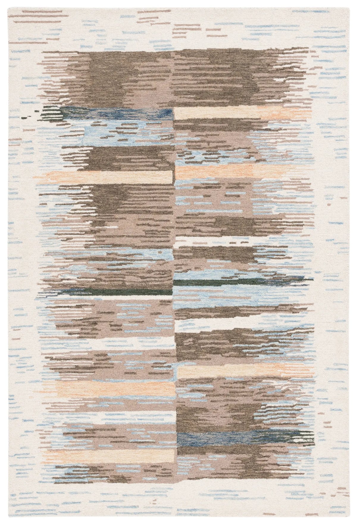 Safavieh Ebony 4'-0" x 6'-0" Rug in Ivory / Brown