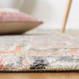 Safavieh Metro 4'-0" x 6'-0" Rug in Grey / Rust