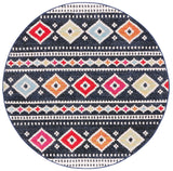 Safavieh Adirondack 6'-0" x 6'-0" Rug in Black / Ivory