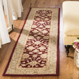 Safavieh Anatolia 2'-3" x 10'-0" Rug in Red / Moss