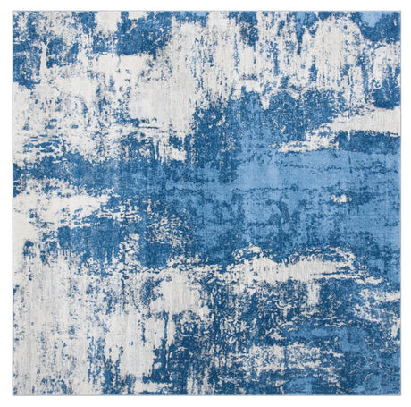 Safavieh Jasper 100 6'-7" x 6'-7" Rug in Blue / Ivory