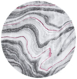 Safavieh Craft 6'-7" x 6'-7" Rug in Grey / Wine