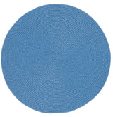 Safavieh Braided 3'-0" x 3'-0" Rug in Blue