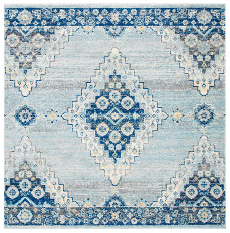 Safavieh Madison 6'-7" x 6'-7" Rug in Grey / Cream