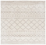 Safavieh Arizona Shag 8'-0" x 8'-0" Rug in Ivory / Beige