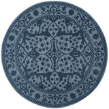 Safavieh Restoration Vintage 6'-0" x 6'-0" Rug in Blue / Dark Blue