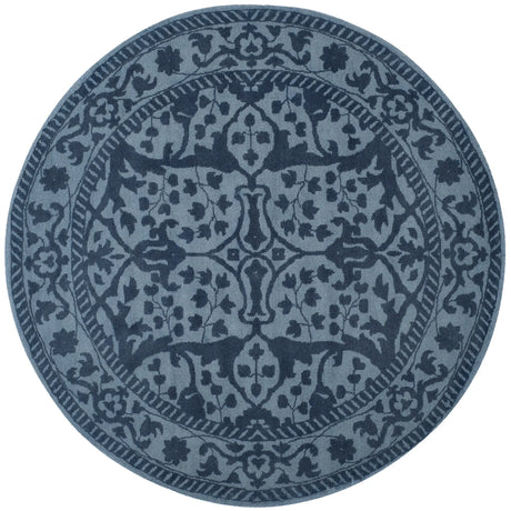 Safavieh Restoration Vintage 6'-0" x 6'-0" Rug in Blue / Dark Blue