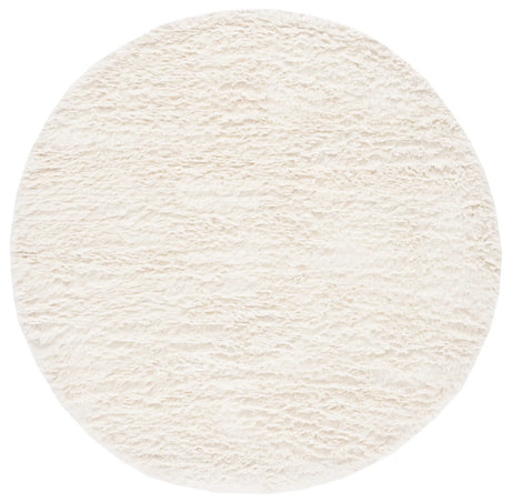 Safavieh Flokati 6'-0" x 6'-0" Rug in Ivory