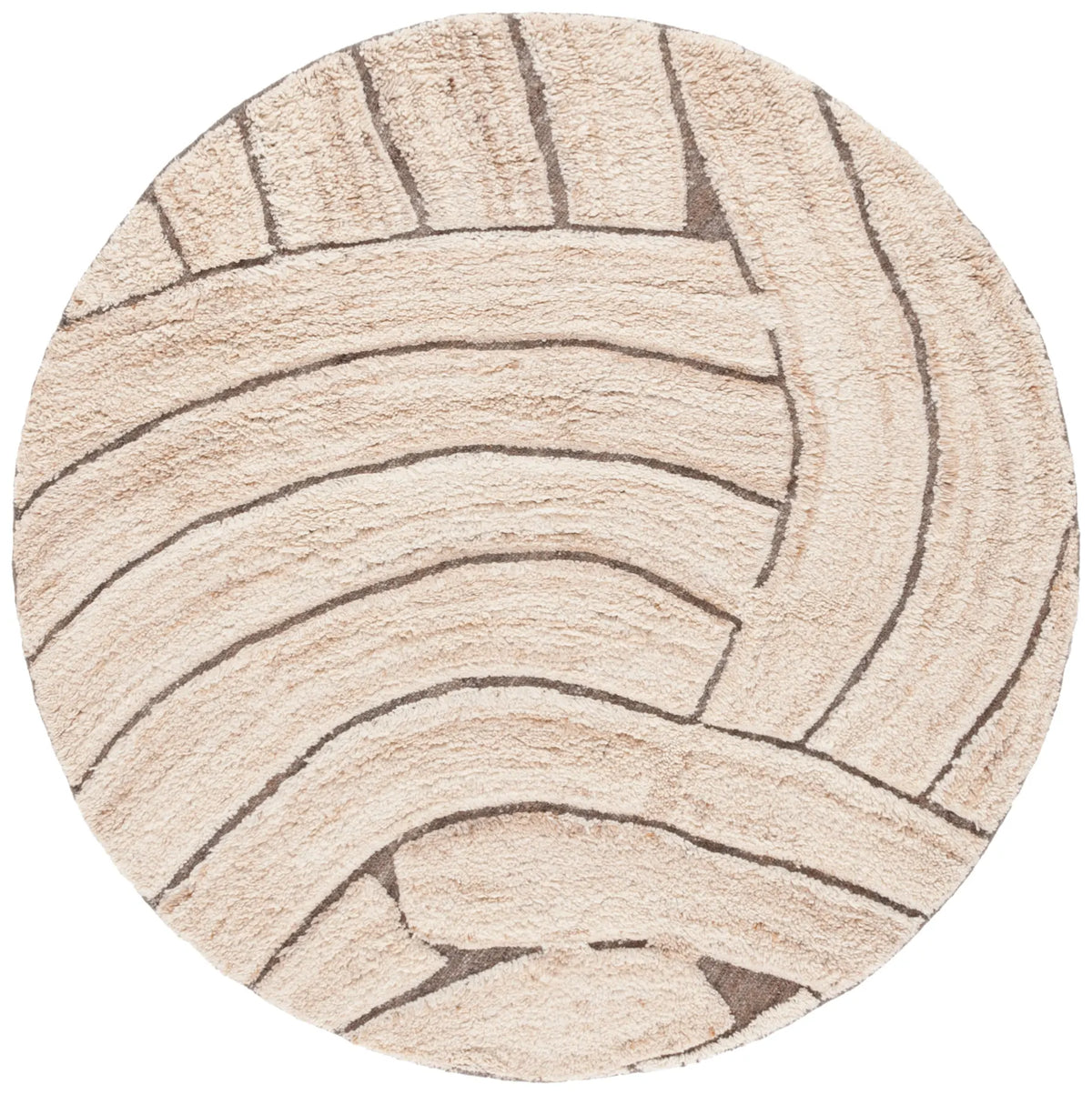 Safavieh Casablanca 6'-0" x 6'-0" Rug in Natural / Beige