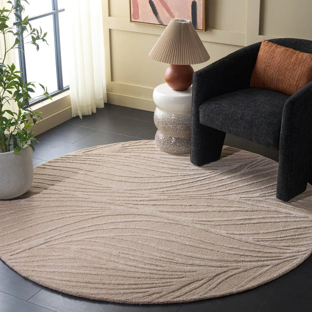 Safavieh Glamour 6'-0" x 6'-0" Rug in Beige / Ivory