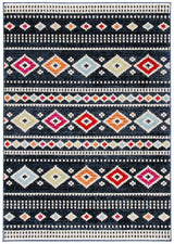 Safavieh Adirondack 4'-0" x 6'-0" Rug in Black / Ivory
