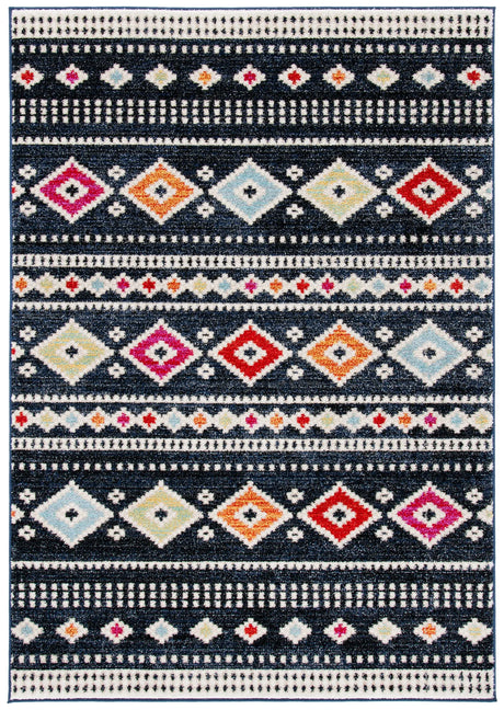 Safavieh Adirondack 4'-0" x 6'-0" Rug in Black / Ivory