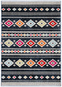 Safavieh Adirondack 4'-0" x 6'-0" Rug in Black / Ivory