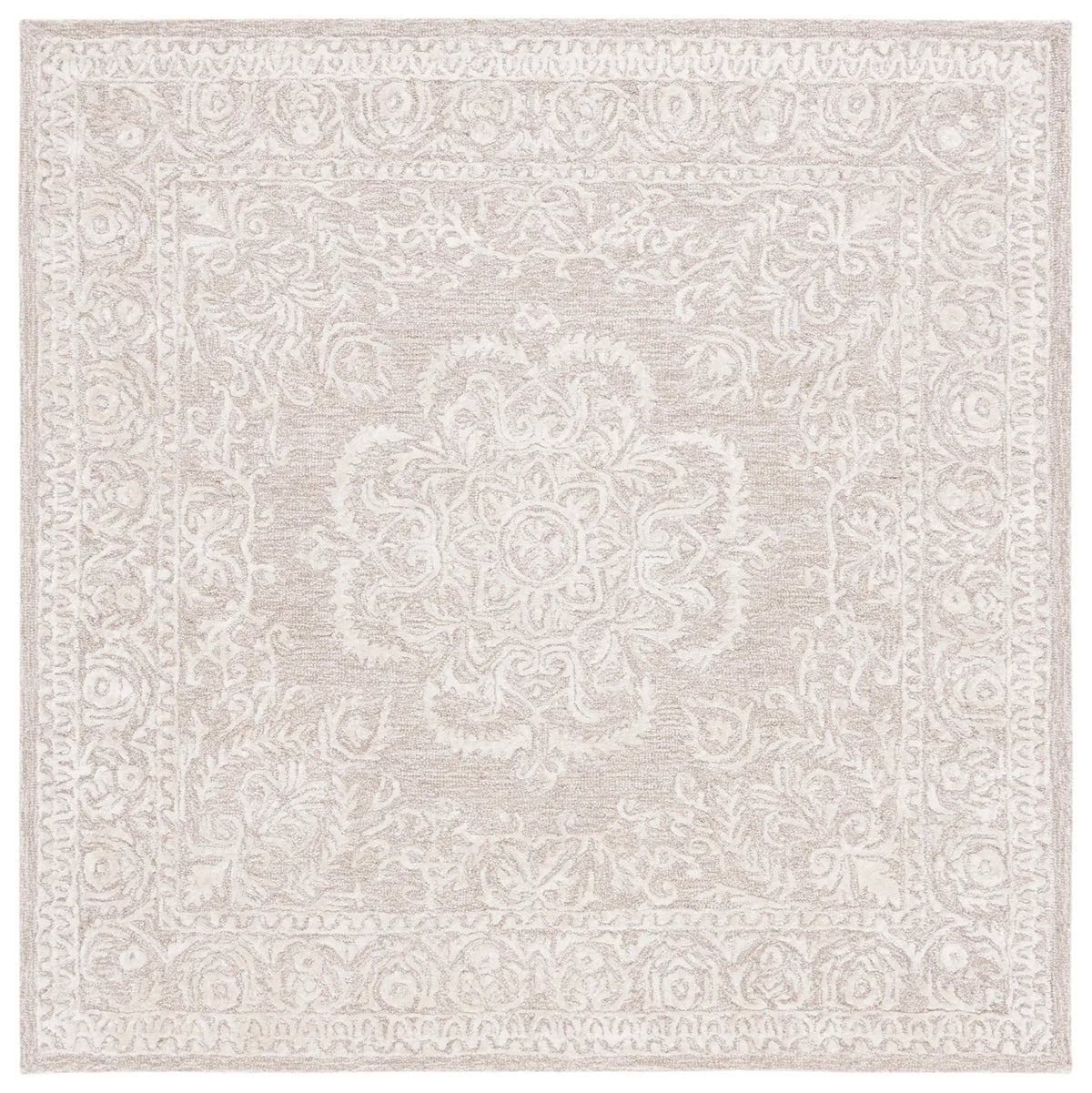 Safavieh Precious 6'-0" x 6'-0" Rug in Beige / Ivory