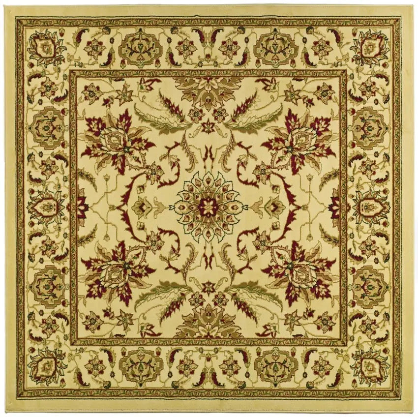 Safavieh Lyndhurst 6'-0" x 6'-0" Rug in Ivory / Ivory