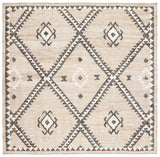 Safavieh Kilim 7'-0" x 7'-0" Rug in Grey / Black
