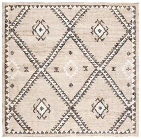 Safavieh Kilim 7'-0" x 7'-0" Rug in Grey / Black