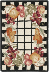 Safavieh Chelsea 1'-8" x 2'-6" Rug in Ivory / Black