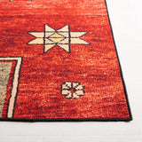 Safavieh Tucson 4'-0" x 6'-0" Rug in Rust / Green